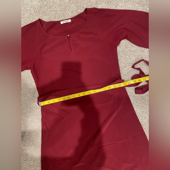 Xtaren Burgundy Red Dress - Picture 13 of 13